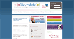 Desktop Screenshot of mijnnieuwsbrief.nl